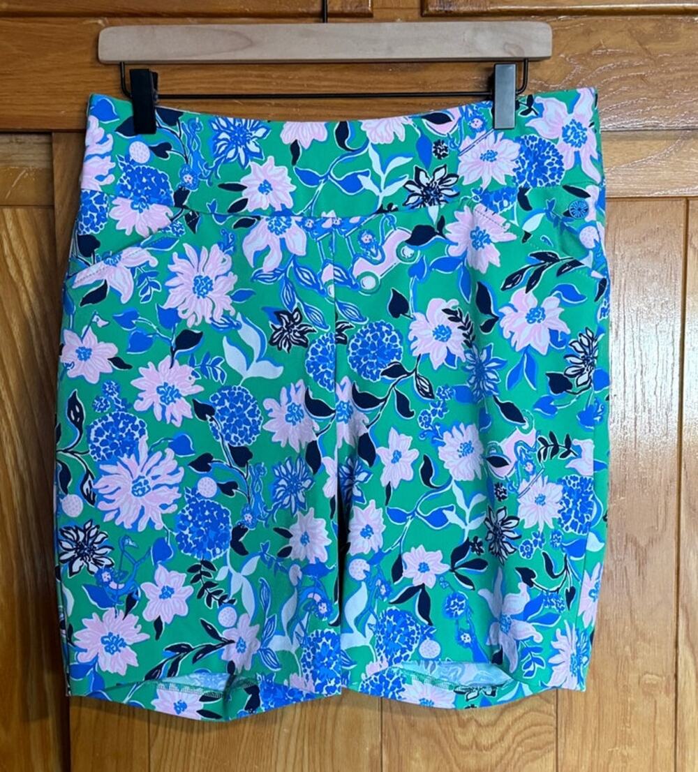Lilly Pulitzer Luxletic Reid Golf Shorts, Size 10